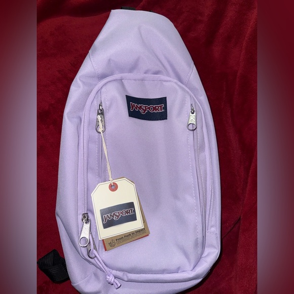 Jansport Move Sling Lilac Purple Bag- NWT - Picture 4 of 4